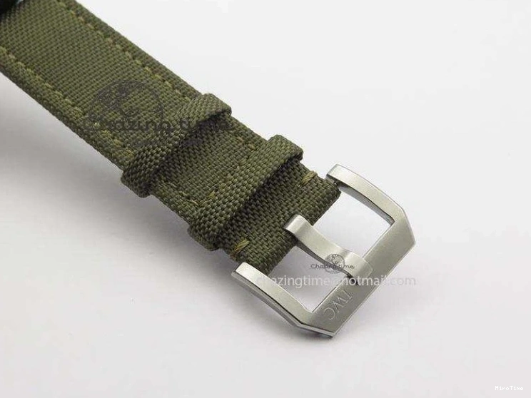 MIROTIME 0304 SunProtective MARK XVII IW324702 Real Ceramic MK Best Edition Green Dial On Green Nylon Strap A 7288